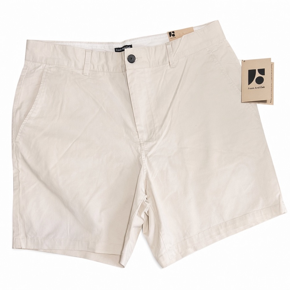 Frank And Oak Beige Shorts-Size 36